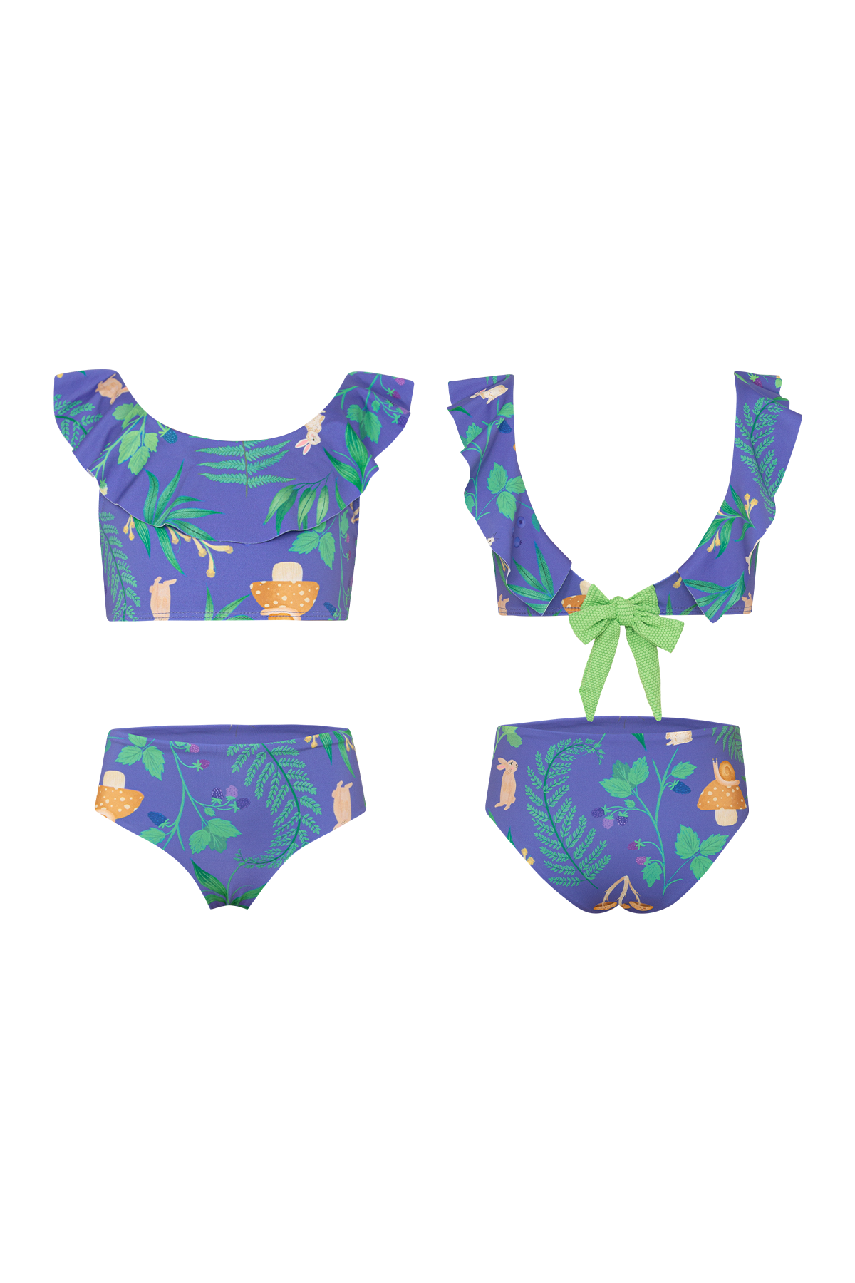 BOSQUE DE CONEJOS AZUL - ILANA BIKINI
