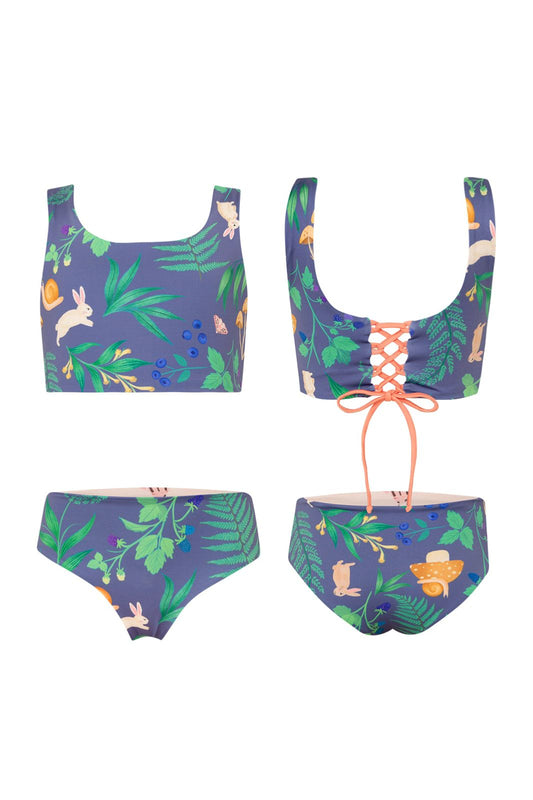 BOSQUE DE CONEJOS MORADO - SUN&MOON BIKINI