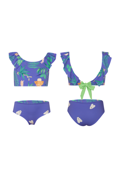 BOSQUE DE CONEJOS AZUL - ILANA BIKINI