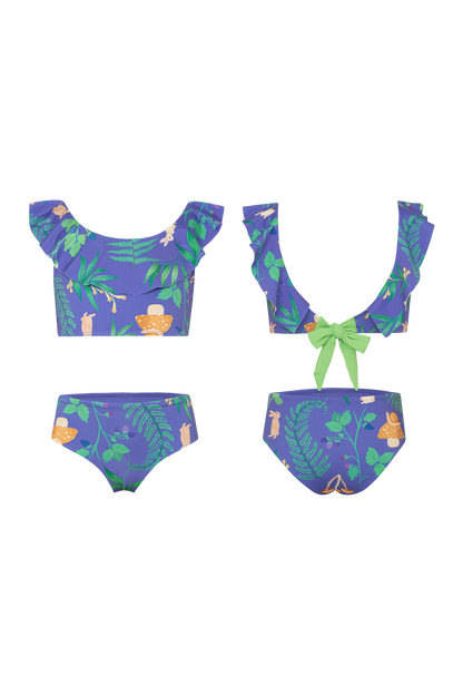 BOSQUE DE CONEJOS AZUL - ILANA BIKINI