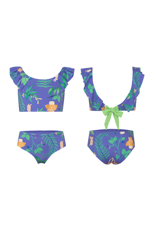 BOSQUE DE CONEJOS AZUL - ILANA BIKINI