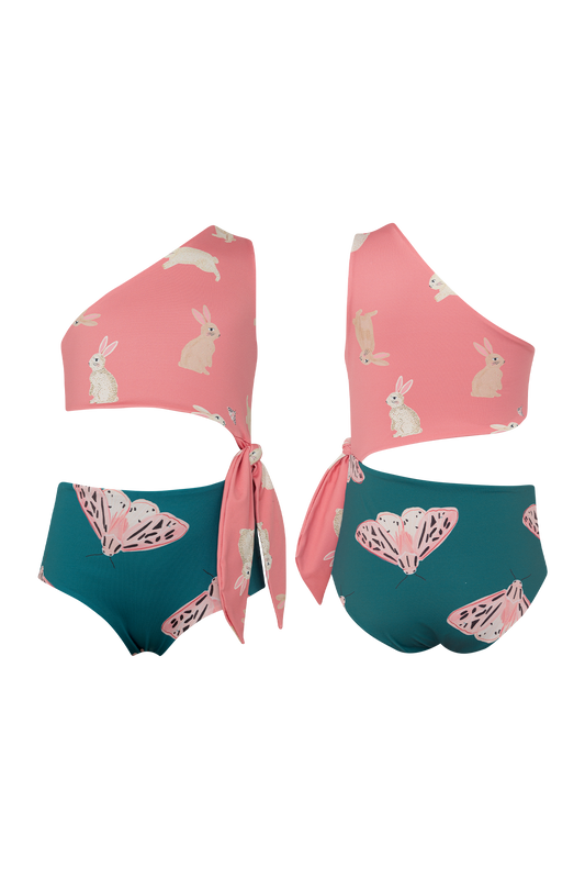 CONEJOS ROSADO - TRIKINI KNOT