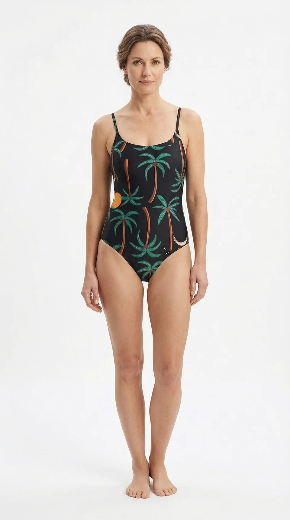 PALMERA NEGRO ADULT ONE PIECE