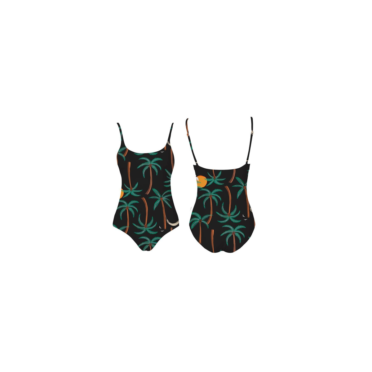 PALMERA NEGRO ADULT ONE PIECE