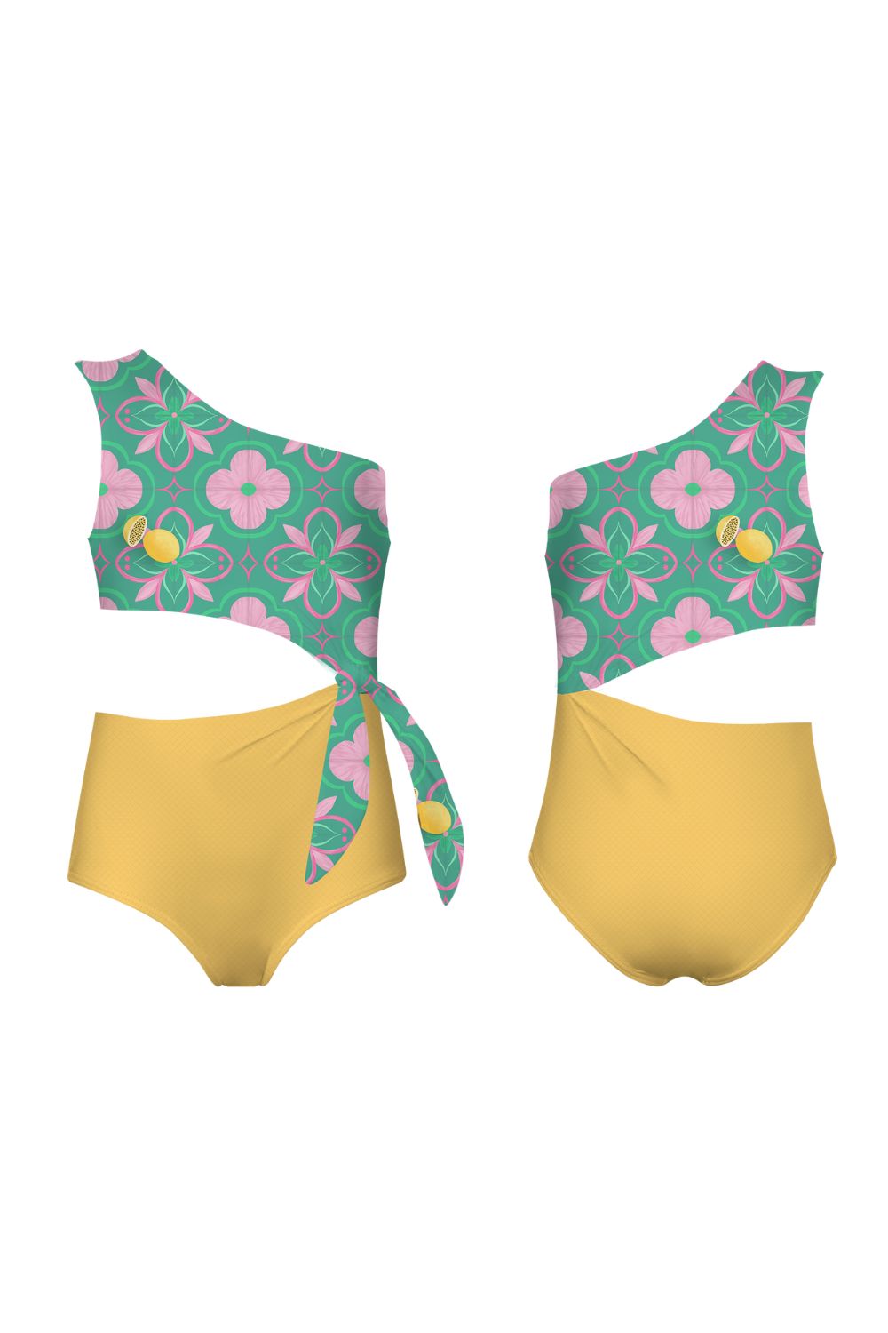 AZULEJO VERDE - KNOT TRIKINI