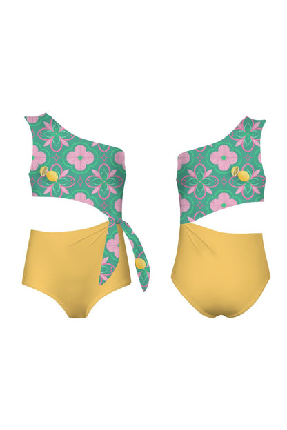 AZULEJO VERDE - KNOT TRIKINI