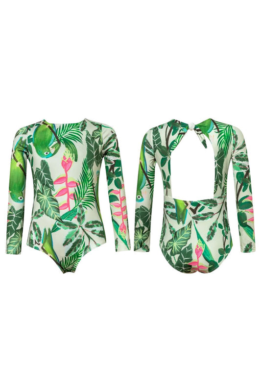 YEIMI PARROT VERDE - SUN LONGSLEEVE