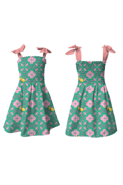 AZULEJO VERDE - WAFFLE DRESS