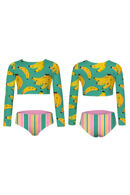 BANANO COLOMBIANO VERDE - SUN LONGSLEEVE BIKINI